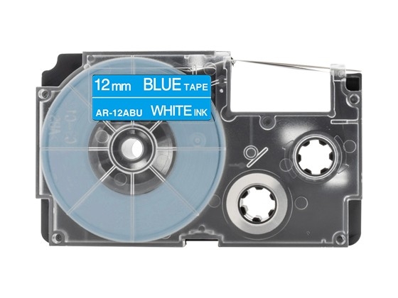 カシオ ネームランド用 互換テープカートリッジ 12mm 青色地白文字 マグネットテープ 汎用テープ
